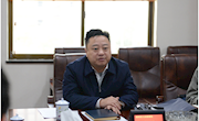 湖南省检察院计财处处长陈少华一行调研我县财物省级统管运行工作情况