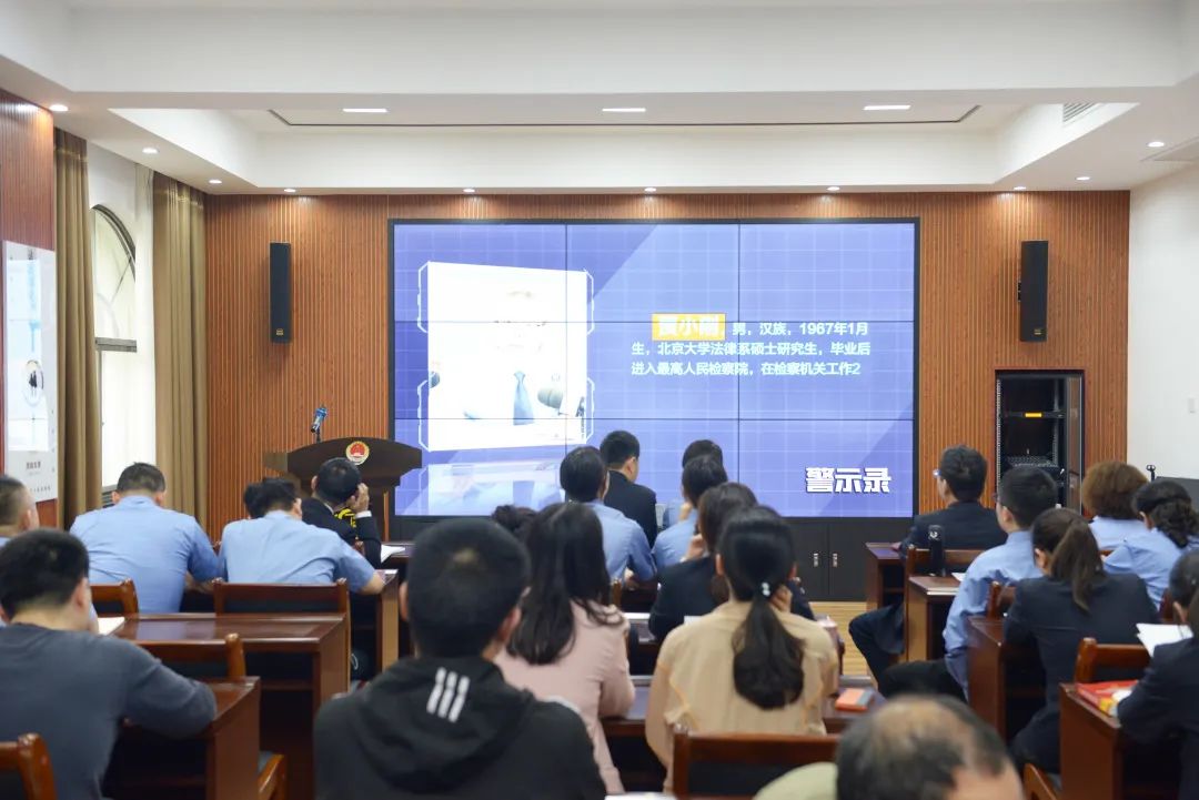 【教育整顿·工作动态】临澧县检察院召开队伍教育整顿警示教育会